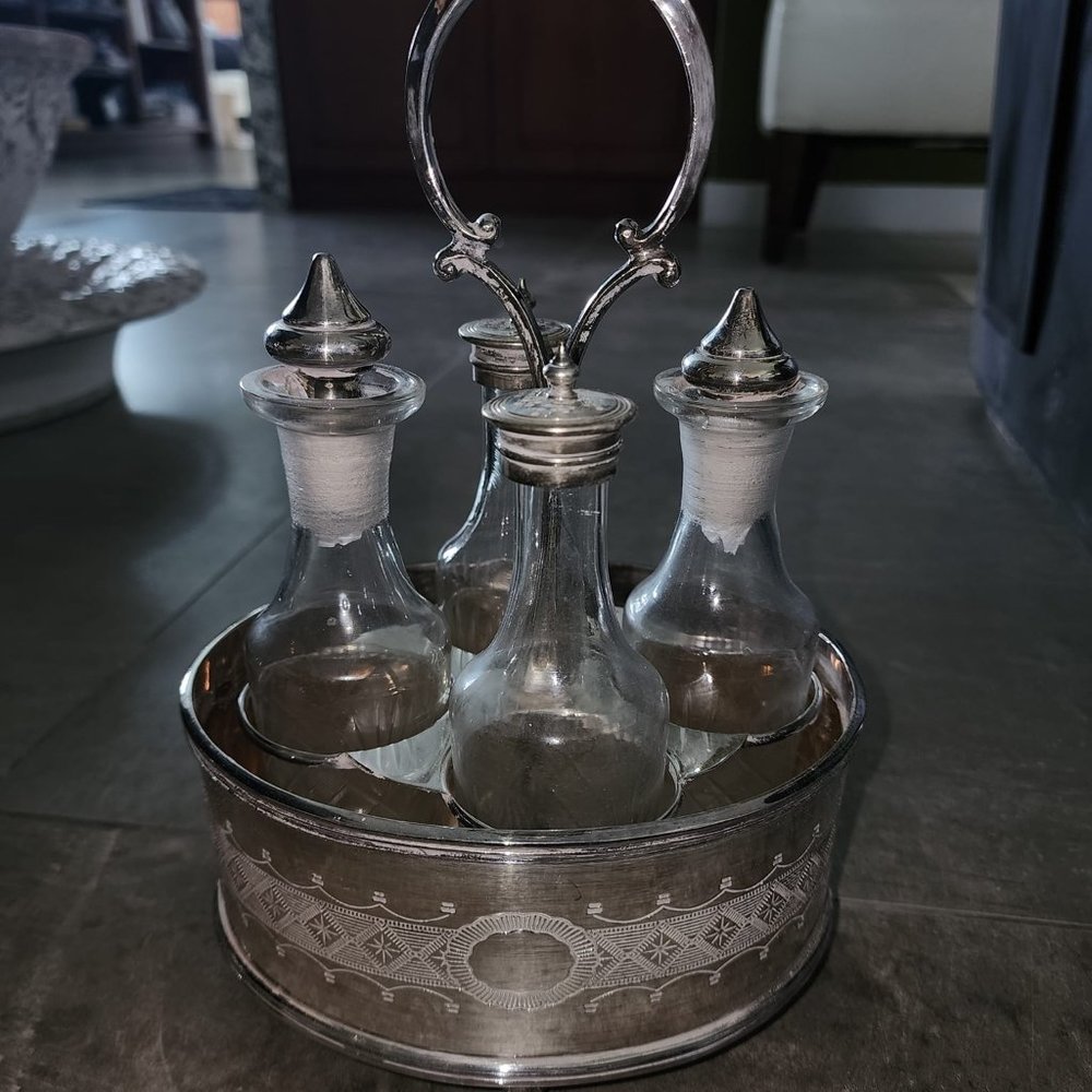 Vintage Cruet Set 5pcs